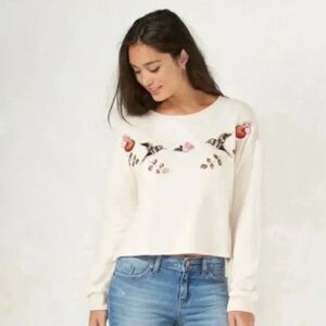 Disney’s Snow White LC Lauren Conrad French Terry Crop Sweatshirt